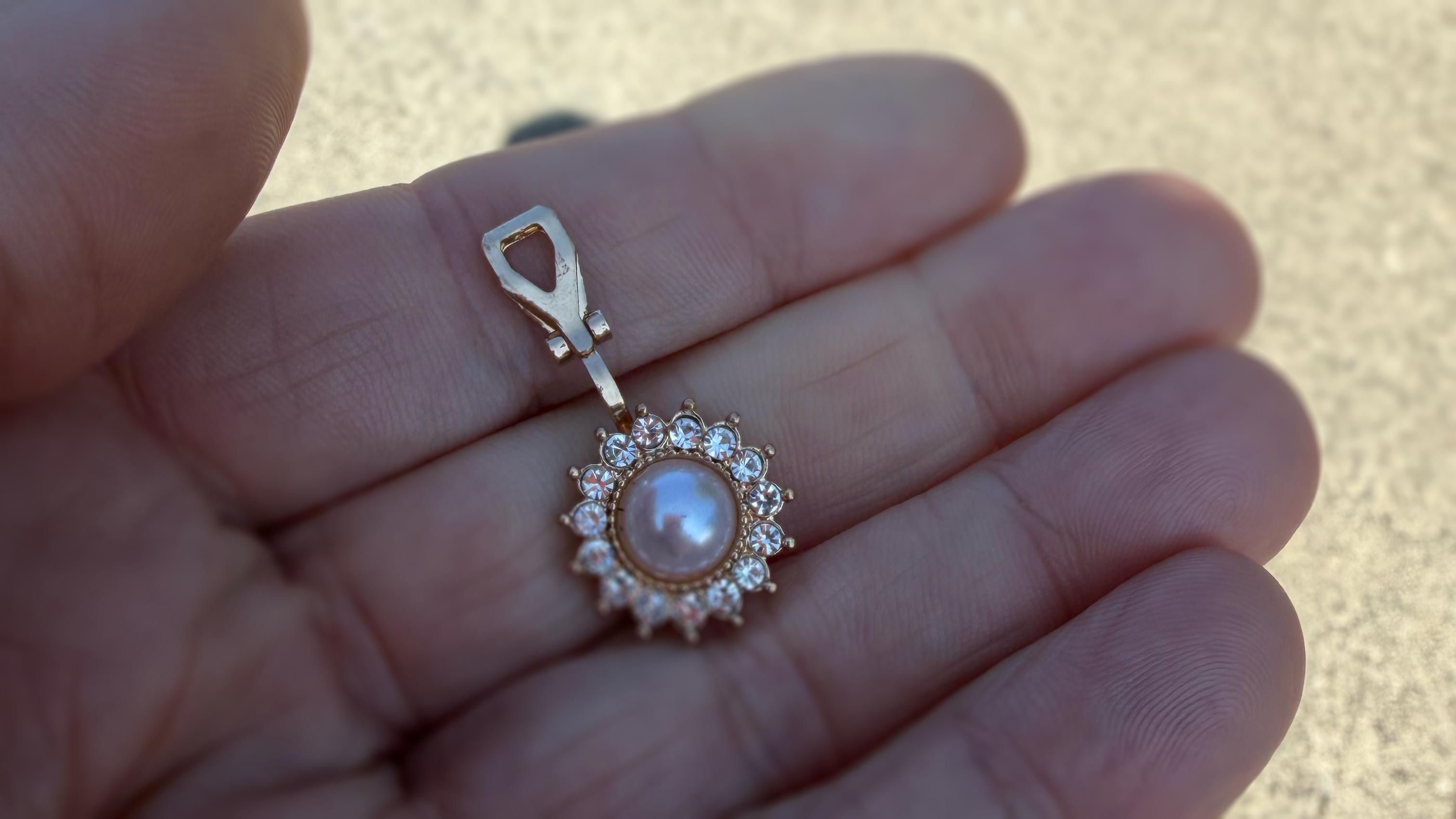 Found Treasures — There at my feet, across from Sidney's best fish and chips, lay a beautiful if inexpensive piece of jewellery. I looked around for someone clutching their neck. Not a soul.