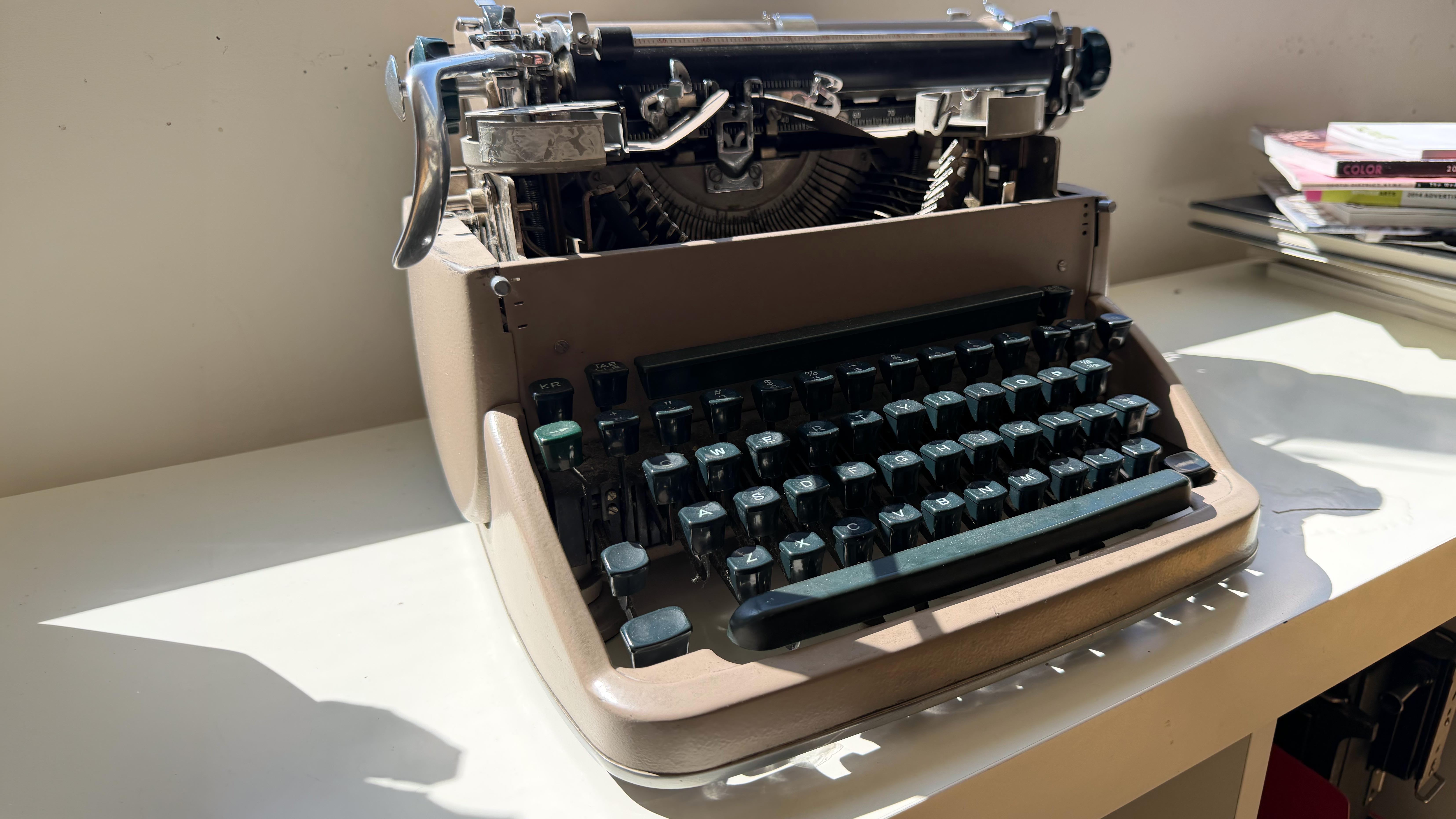 Wormwood & Underwood — I am old enough to know how to change the ribbon on a manual typewriter. One that smells of wormwood and sugar cubes, scarred with cigarette burns. Would I write on one today? Maybe for a page.