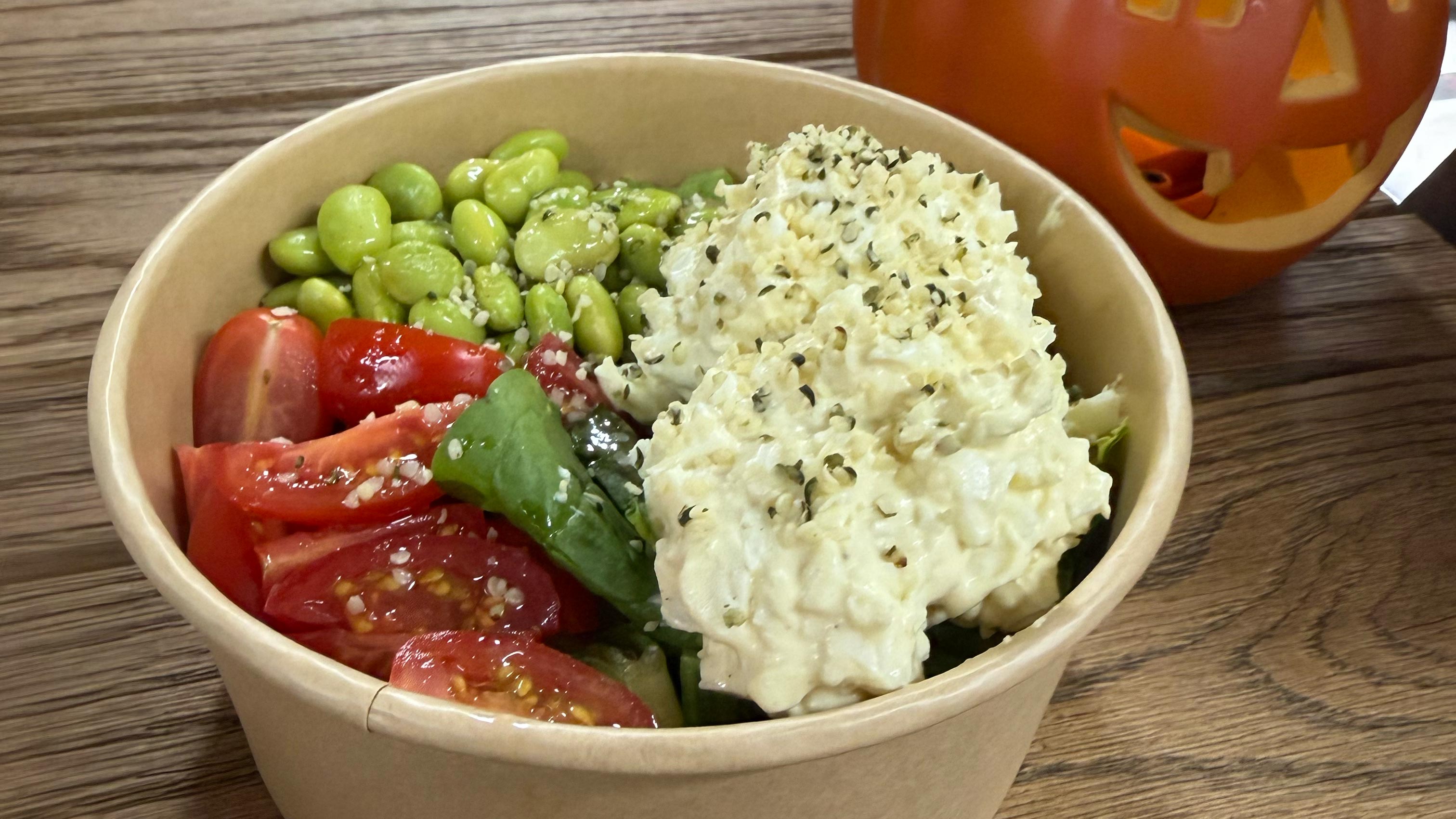 Breakfast Champion — One of the perks of a gruelling rehearsal schedule for a kids' show is being at the Crossroads Market every weekend. It's also one of the hazards, because of the food vendors.