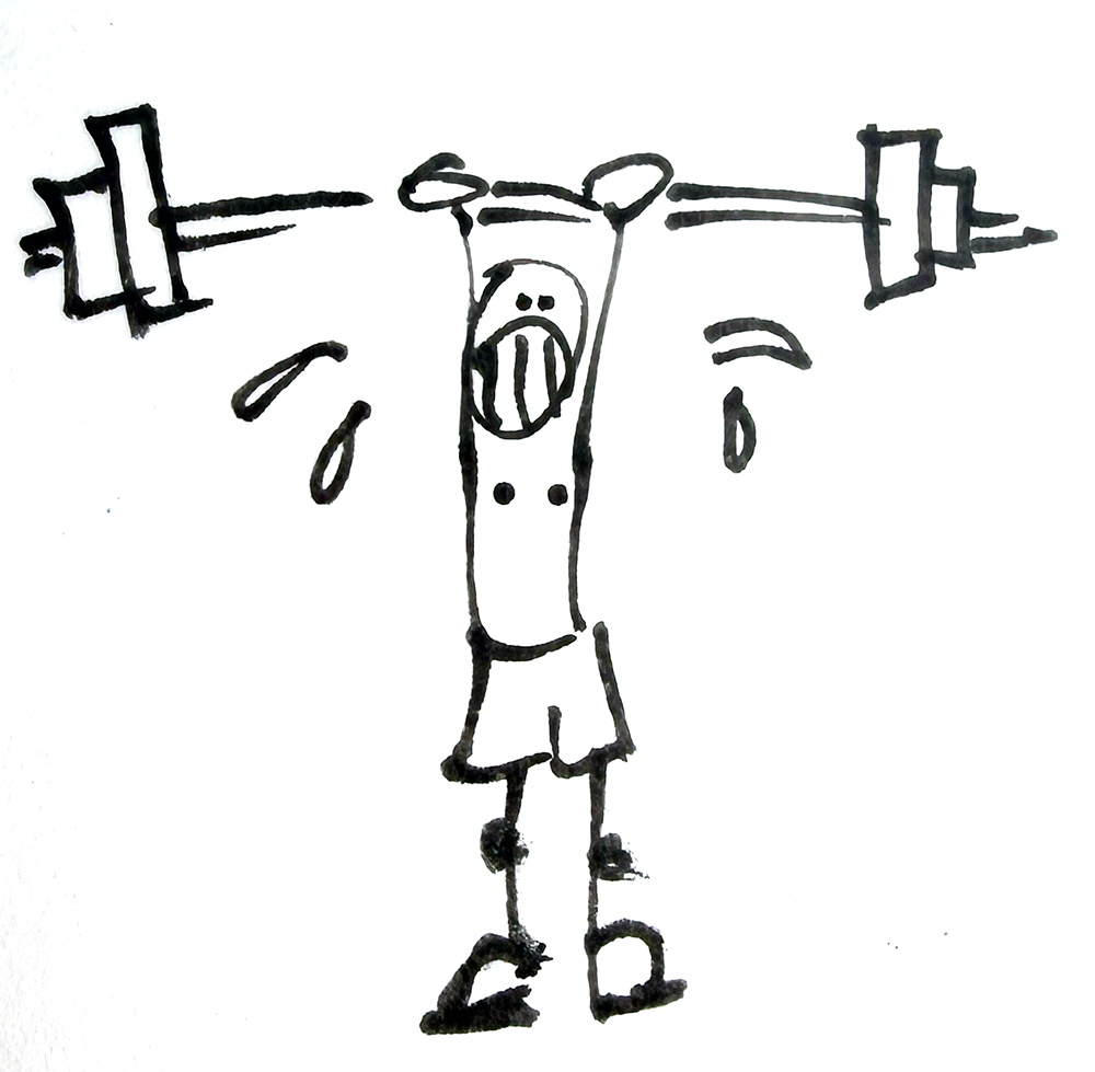 Working It Out — Inspired my my workout this morning and Dwayne Johnson.